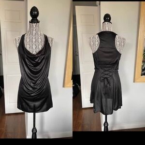 Vintage Y2K Made in Italy Miss Sixty Draping Dress. Small